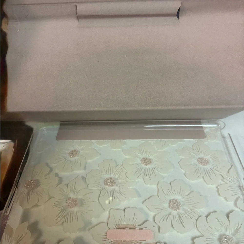 Kate Spade Pink and White Floral Tablet Cover